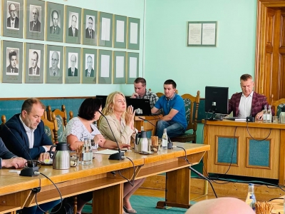 Sanok, Udział Elżbiety Łukacijewskiej w nadzwyczajnej sesji Rady Powiatu Sanockiego