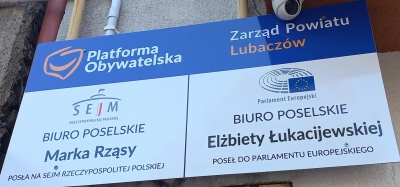 Lubaczów, Otwarcie filii biura poseł Elżbiety Łukacijewskiej w Lubaczowie