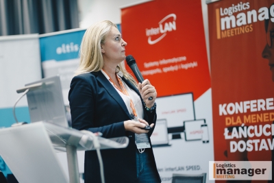 Katowice, Elżbieta Łukacijewska o stanie prac nad Pakietem Mobilności I podczas ogólnopolskiej konferencji zorganizowanej w ramach „Logistics Manager Meeting”.