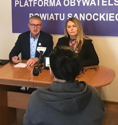 Sanok, Konferencja prasowa