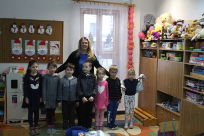 Gwoźnica Dolna, Wizyta E. Łukacijewskiej w Szkole Podstawowej