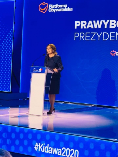Polska, Wizyta Marszałek Małgorzaty Kidawy - Błońskiej na Podkarpaciu oraz prawybory prezydenckie Platformy Obywatelskiej