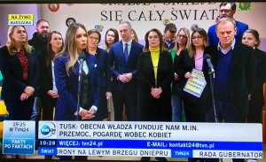 Warszawa, Konferencja prasowa inaugurująca zbiórkę podpisów pod obywatelskim projektem ustawy &quot;TAK dla in vitro&quot; z udziałem Elżbiety Łukacijewskiej