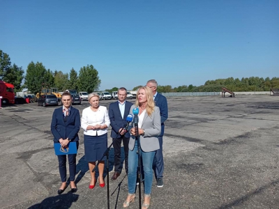 Trzciana, konferencja prasowa dot. braku węgla