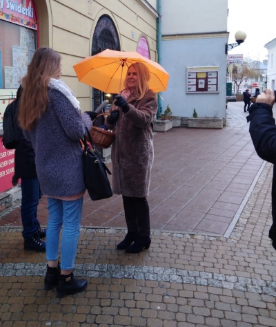 Sanok, Przemyśl, Konferencje prasowe oraz akcje uliczne ,,100 lat Praw Wyborczych Polek&quot;